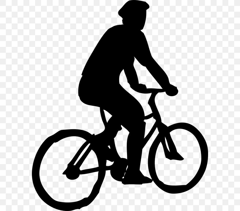 Cycling Bicycle Silhouette Clip Art, PNG, 602x720px, Cycling, Bicycle, Bicycle Accessory, Bicycle Drivetrain Part, Bicycle Frame Download Free