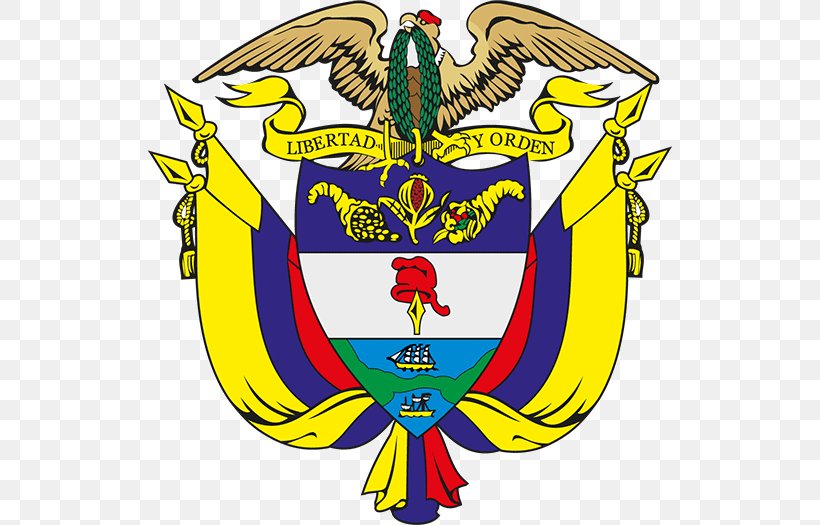 Flag Of Colombia Sticker Coat Of Arms Of Colombia, PNG, 524x525px, Colombia, Art, Artwork, Brazil, Coat Of Arms Of Colombia Download Free