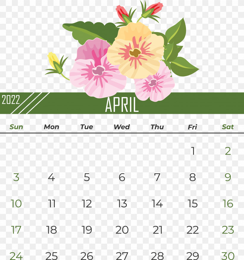 Floral Design, PNG, 4184x4467px, Cute Pink Flamingo, Calendar, Floral Design, Flower, Gratis Download Free