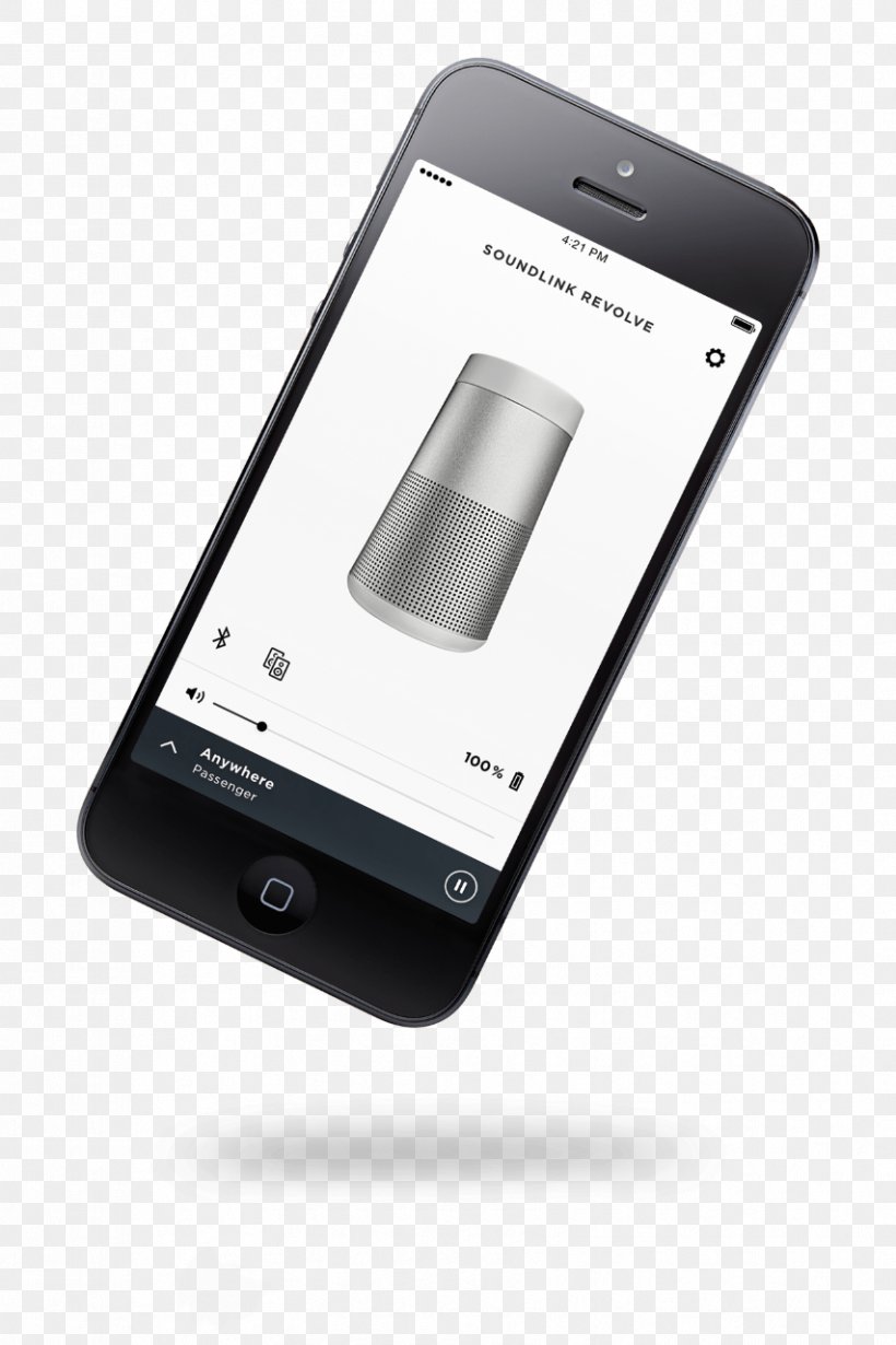 Smartphone Bose SoundLink Revolve Wireless Speaker Loudspeaker, PNG, 853x1280px, Smartphone, Bluetooth, Bose Corporation, Bose Soundlink, Bose Soundlink Revolve Download Free