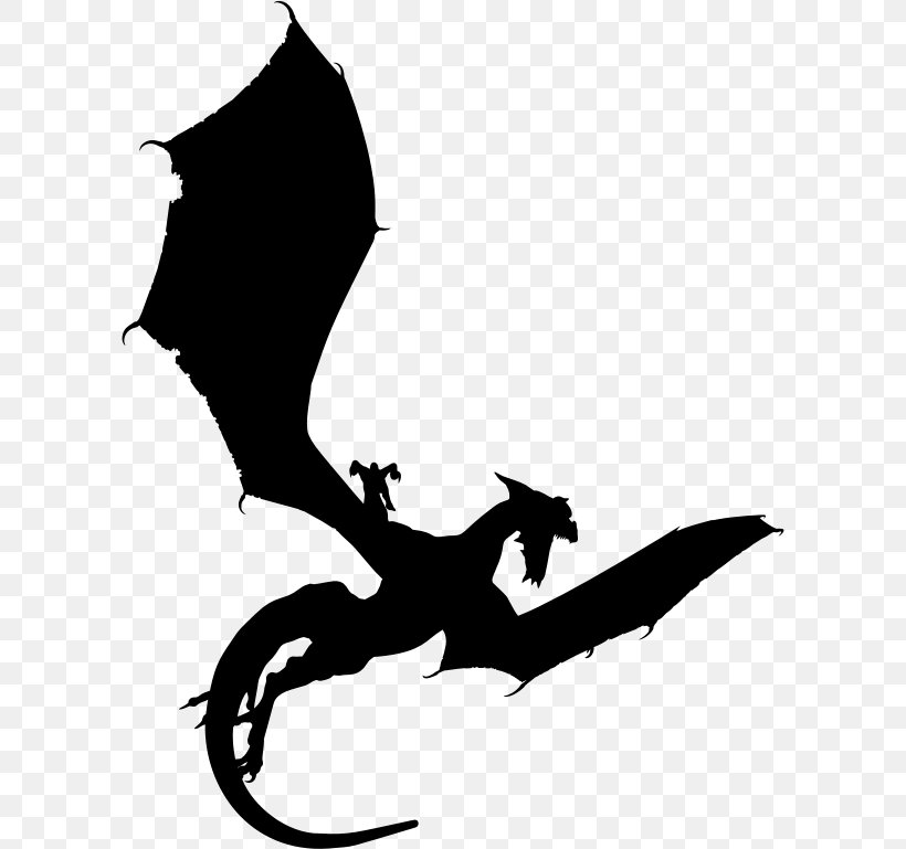 Chinese Dragon Silhouette Clip Art, PNG, 600x769px, Dragon, Artwork, Black And White, Carnivoran, Chinese Dragon Download Free