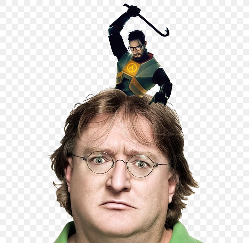 Gabe Newell Half-Life 2: Episode Three Portal 2 Video Game Dota 2, PNG, 640x800px, Gabe Newell, Artifact, Dota 2, Eyewear, Facial Hair Download Free