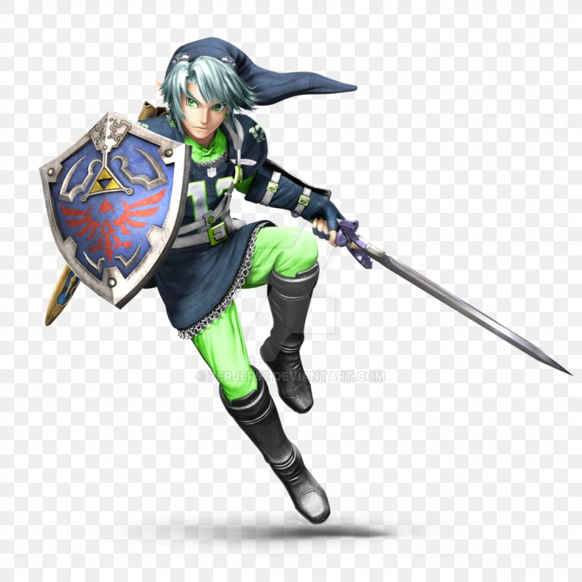 Super Smash Bros. For Nintendo 3DS And Wii U The Legend Of Zelda: A Link To The Past And Four Swords The Legend Of Zelda: The Wind Waker, PNG, 1024x1024px, Link, Action Figure, Fictional Character, Lance, Legend Of Zelda Download Free