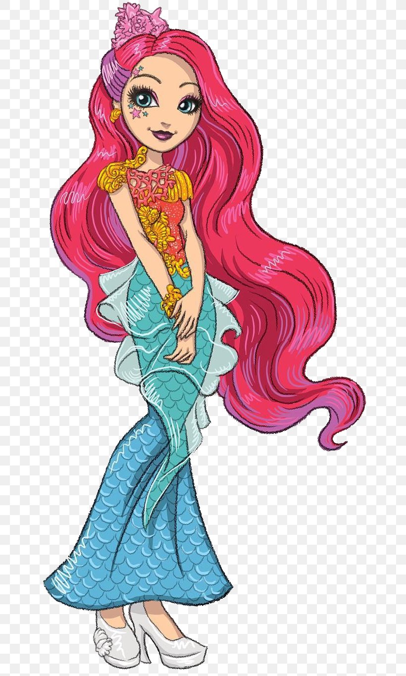 The Little Mermaid Ever After High Meeshell Mermaid Doll Ariel, PNG, 726x1365px, Watercolor, Cartoon, Flower, Frame, Heart Download Free