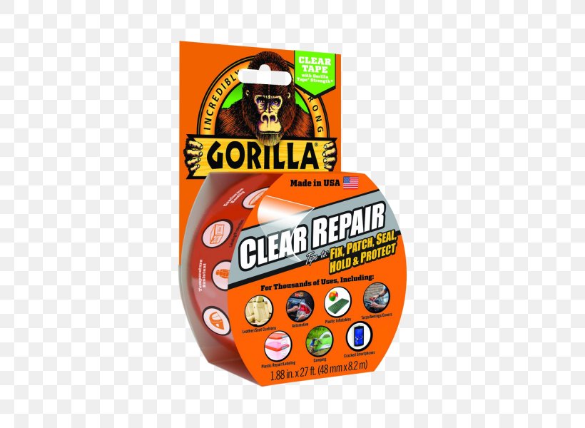 Adhesive Tape Gorilla Tape Gorilla Glue Scotch Tape, PNG, 600x600px, Adhesive Tape, Adhesive, Boxsealing Tape, Duct Tape, Flavor Download Free