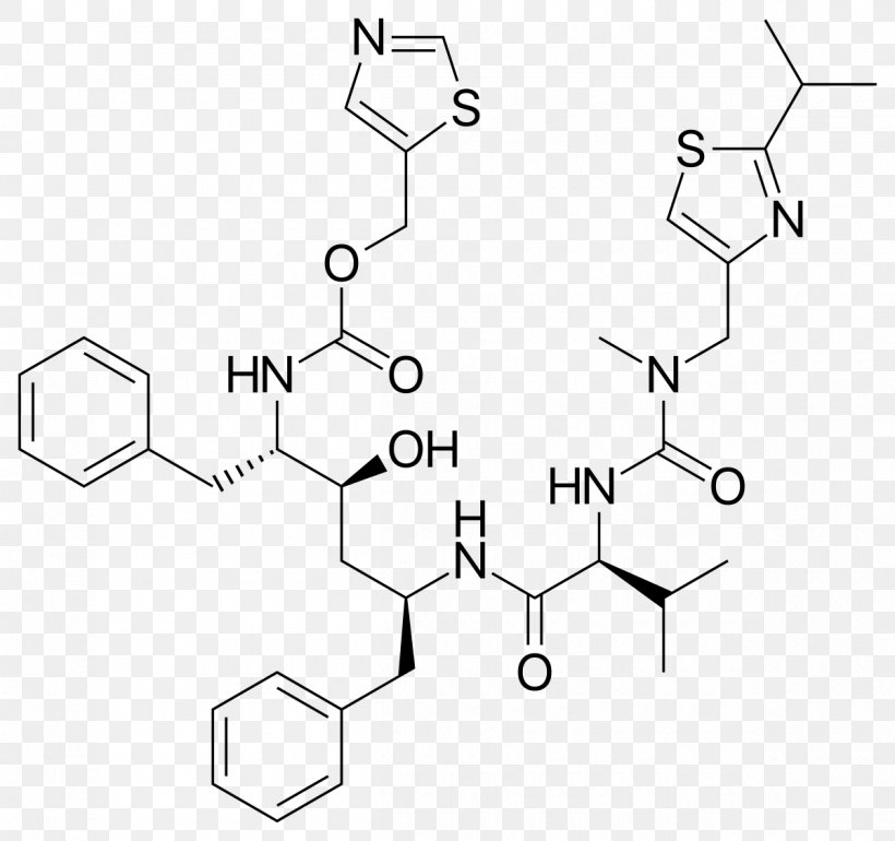 Organic Chemistry Ritonavir Total Synthesis Pharmaceutical Drug, PNG, 1200x1127px, Chemistry, Aids, Area, Biochemistry, Black And White Download Free