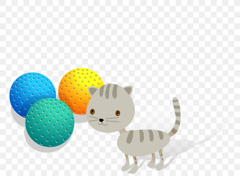 Cat Toy Illustration, PNG, 800x600px, Cat, Ball, Carnivoran, Cat Like Mammal, Golf Ball Download Free