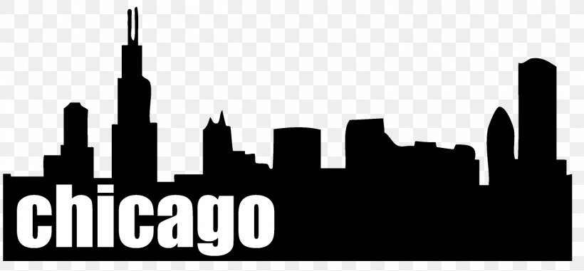Chicago Drawing Skyline Clip Art, PNG, 1521x707px, Chicago, Art, Black And White, Brand, City Download Free