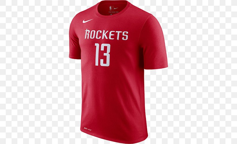 T-shirt Houston Rockets Utah Jazz NFL, PNG, 500x500px, Tshirt, Active Shirt, Clothing, Houston Rockets, James Harden Download Free