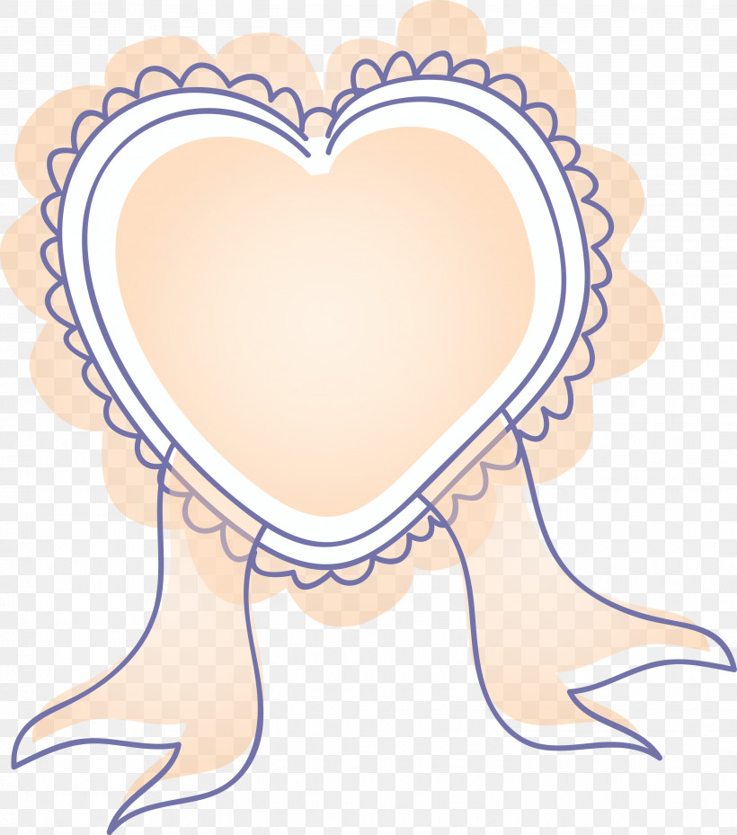 Adorable Frame, PNG, 2646x3000px, Adorable Frame, Character, Heart, Joint, Line Download Free