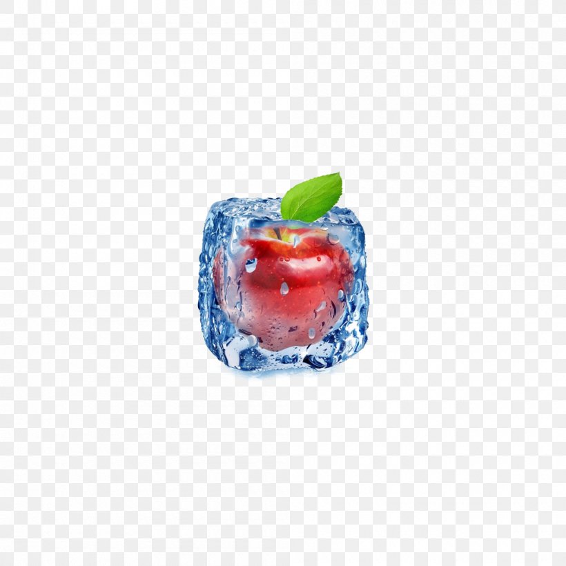 Ice Cube Apple Freezing Fruit, PNG, 1000x1000px, Ice Cube, Apple, Cube, Food, Freezing Download Free