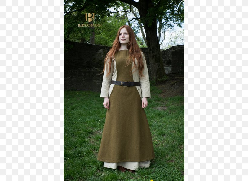 Middle Ages Surcoat Dress Robe English Medieval Clothing, PNG, 600x600px, Middle Ages, Bonnet, Cape, Chaperon, Clothing Download Free