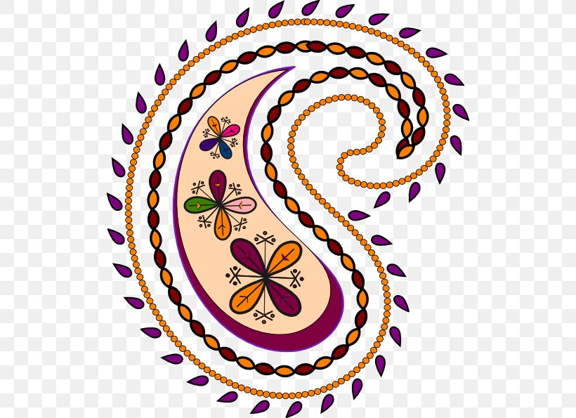 Paisley Kerchief Clip Art, PNG, 516x595px, Paisley, Art, Artwork, Document, Flower Download Free