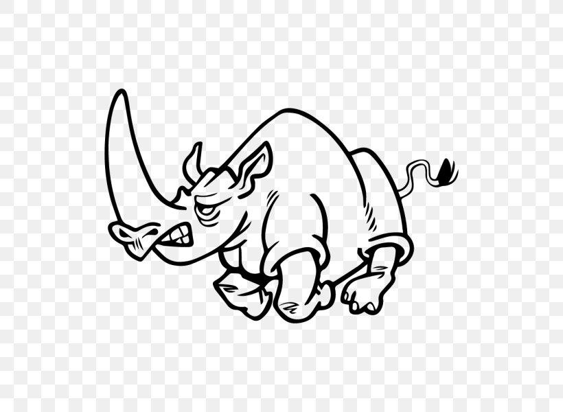 Rhinoceros Drawing Cattle Sticker, PNG, 600x600px, Rhinoceros, Anabolic Steroid, Area, Art, Black Download Free