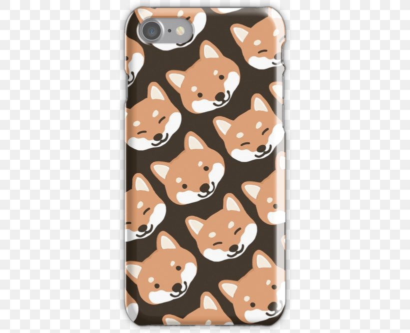 Shiba Inu Akita Samoyed Dog Apple IPhone 8 Plus Puppy, PNG, 500x667px, Watercolor, Cartoon, Flower, Frame, Heart Download Free