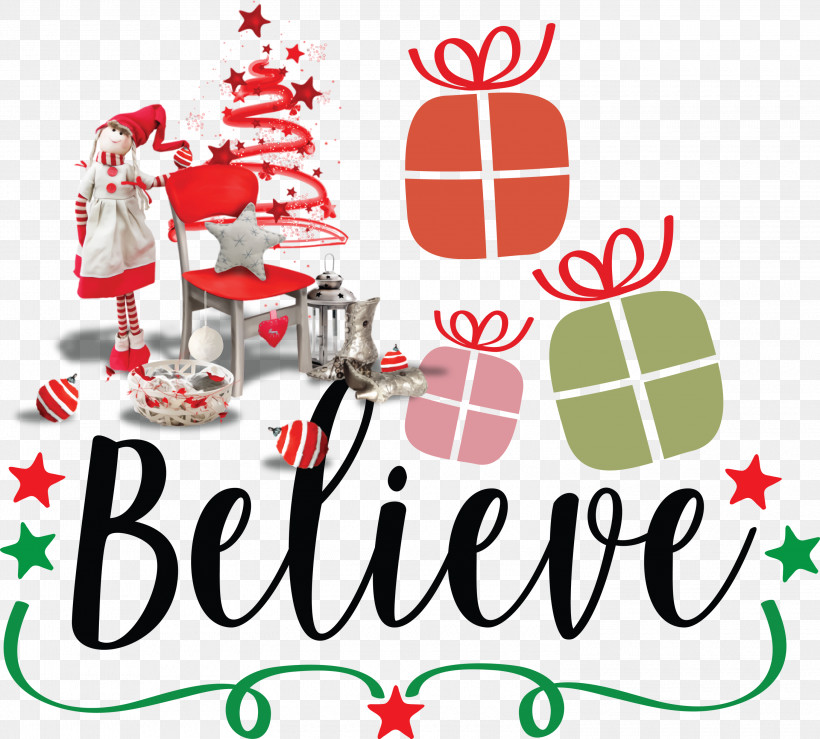Believe Santa Christmas, PNG, 3000x2705px, Believe, Christmas, Christmas Day, Digital Art, Logo Download Free
