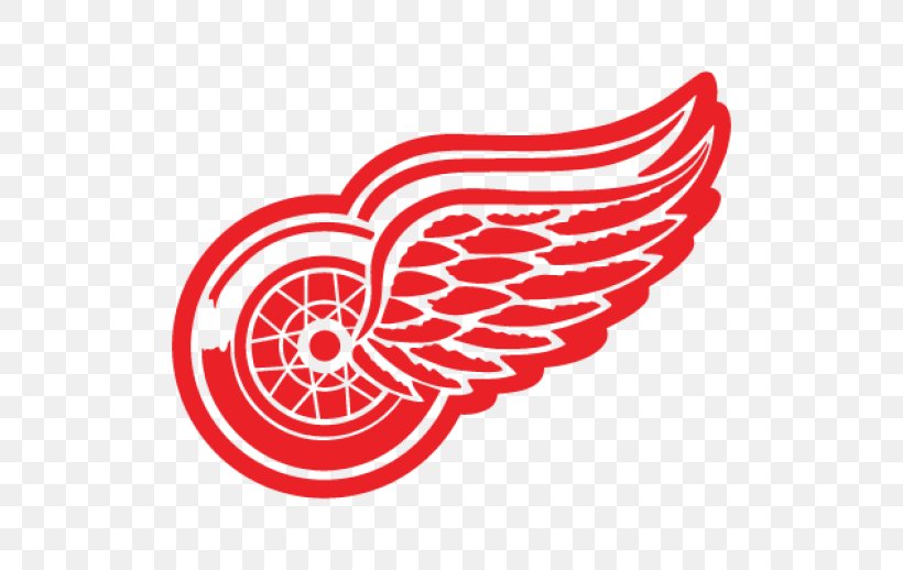 Detroit Red Wings National Hockey League Logo Decal Hockeytown, PNG, 518x518px, Watercolor, Cartoon, Flower, Frame, Heart Download Free