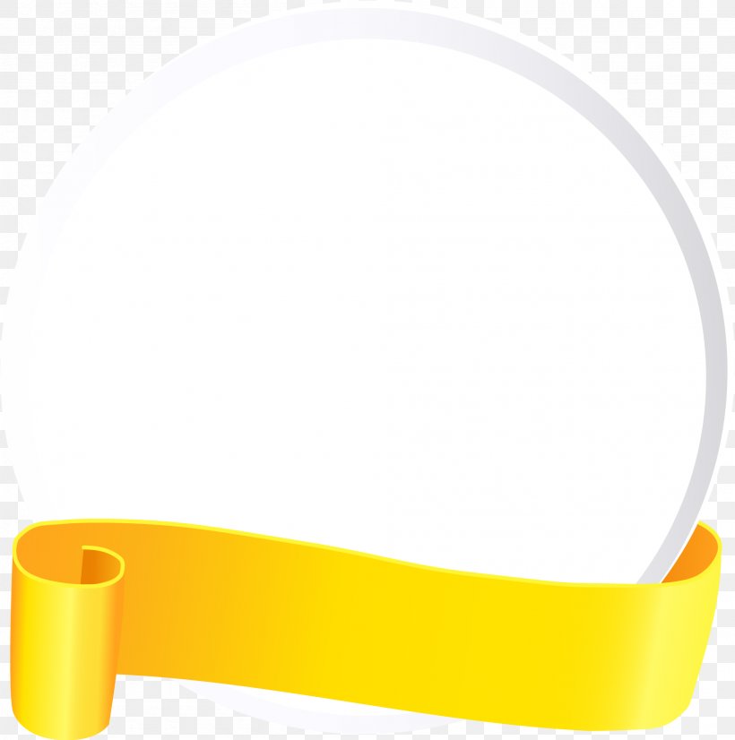 Hand Painted Yellow Ribbon Circle, PNG, 2001x2018px, Brand, Material, Orange, Product Design, Yellow Download Free