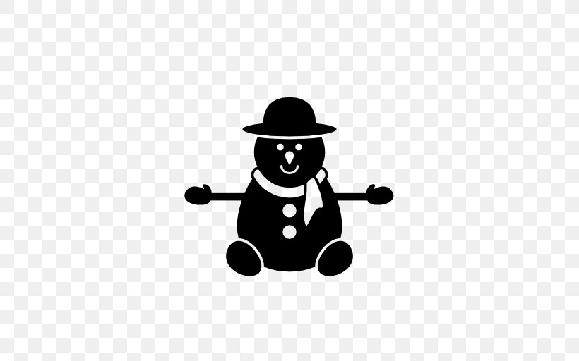 Snowman, PNG, 512x512px, Snowman, Black, Black And White, Christmas, Fictional Character Download Free