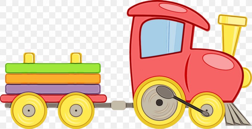 Train Cartoon, PNG, 1280x658px, Watercolor, Baby Toys, Choo Train,  Locomotive, Paint Download Free
