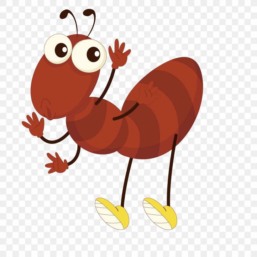 Ant Clip Art Transparency Vector Graphics, PNG, 2107x2107px, Ant, Beak, Carnivoran, Cartoon, Chicken Download Free