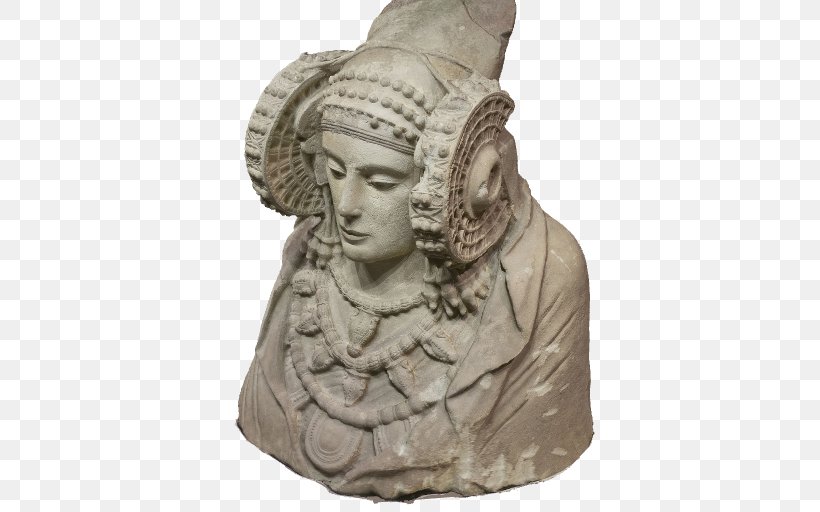 Lady Of Elche Bust Sculpture Stone Carving, PNG, 512x512px, Elche, Anatomy, Artifact, Bust, Carving Download Free