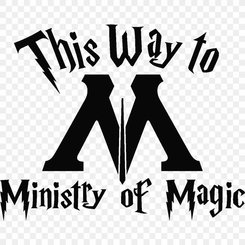 Ministry Of Magic Magic In Harry Potter Decal Sticker, PNG, 1200x1200px, Ministry Of Magic, Area, Black, Black And White, Brand Download Free
