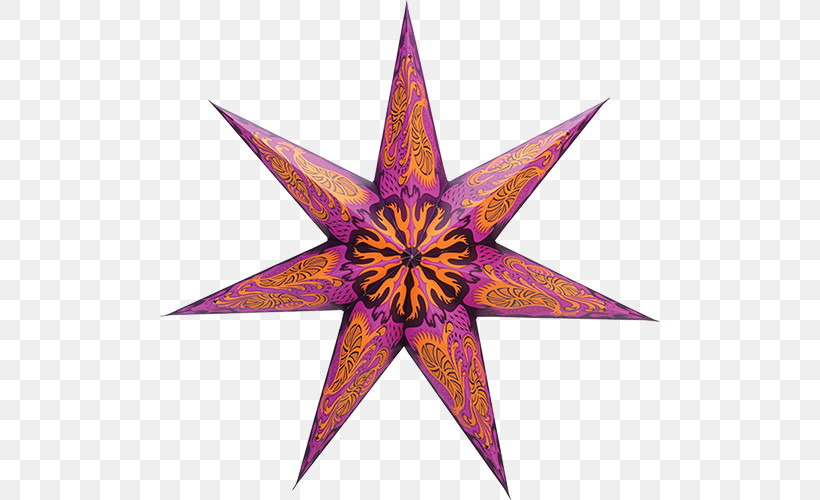 Purple Pink Star Symmetry, PNG, 500x500px, Purple, Pink, Star, Symmetry Download Free