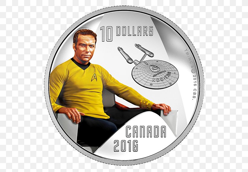 Canada James T. Kirk Coin Star Trek Royal Canadian Mint, PNG, 570x570px, Canada, Brand, Clock, Coin, Coin Set Download Free