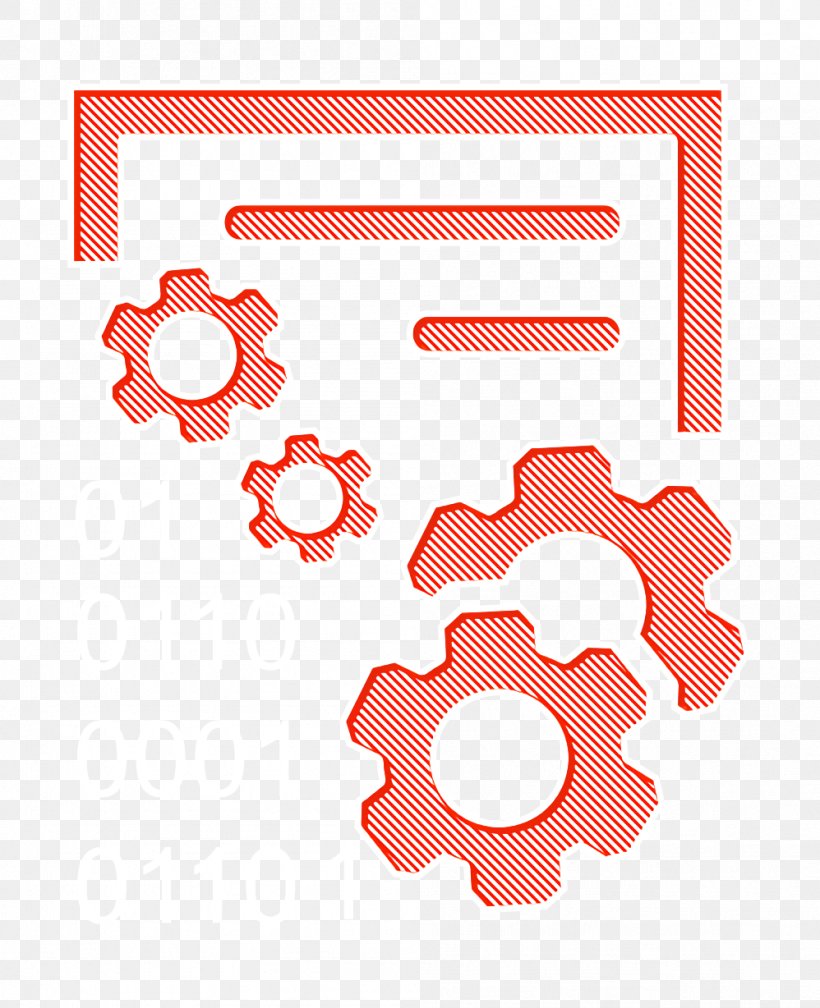 Data Icon Interface Icon Data Management Interface Symbol With Gears And Binary Code Numbers Icon, PNG, 998x1228px, Data Icon, Data Icons Icon, Interface Icon, Orange Download Free