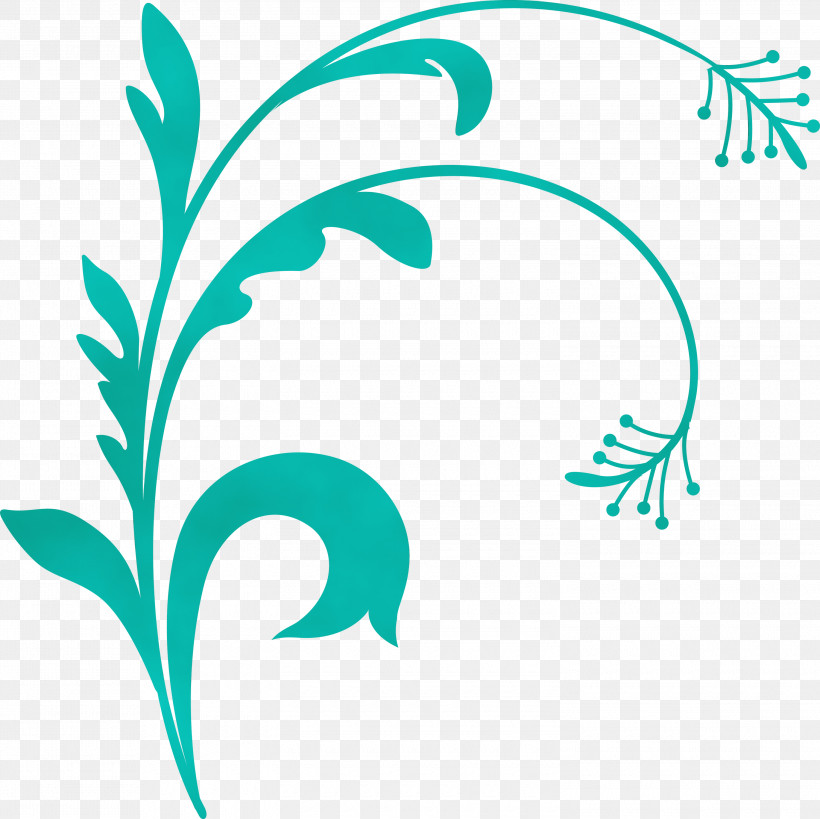 Leaf Plant, PNG, 3000x2999px, Flower Frame, Decoration Frame, Floral Frame, Leaf, Paint Download Free