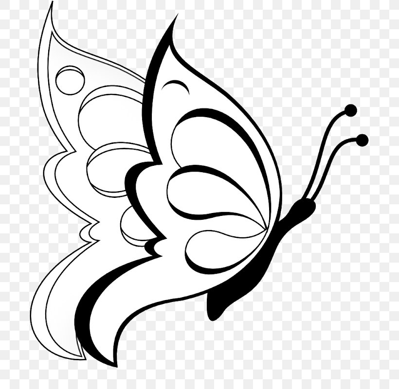 Butterfly Coloring Book Drawing Sketch, PNG, 774x800px, Butterfly, Art, Artwork, Black, Black And White Download Free