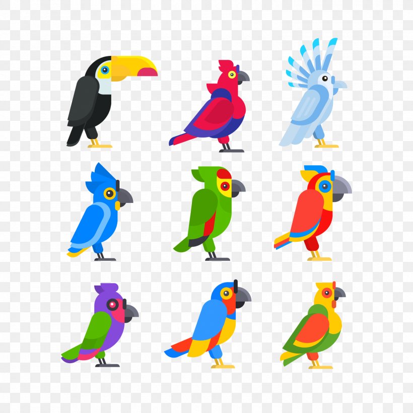 Bird Vector Graphics Clip Art Cockatoo Illustration, PNG, 1500x1500px, Bird, Animal, Animal Figure, Artwork, Beak Download Free