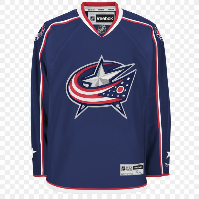 Columbus Blue Jackets National Hockey League T-shirt NHL Uniform Jersey, PNG, 850x850px, Columbus Blue Jackets, Active Shirt, Blue, Brand, Brandon Dubinsky Download Free