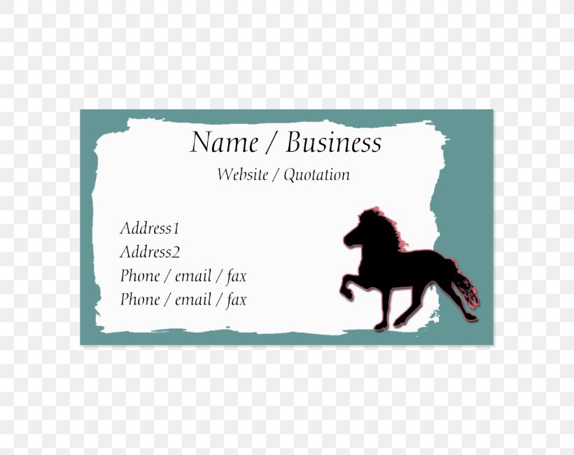 Icelandic Horse Business Cards Mammal Dog, PNG, 650x650px, Icelandic Horse, Banner, Business Cards, Canidae, Dog Download Free
