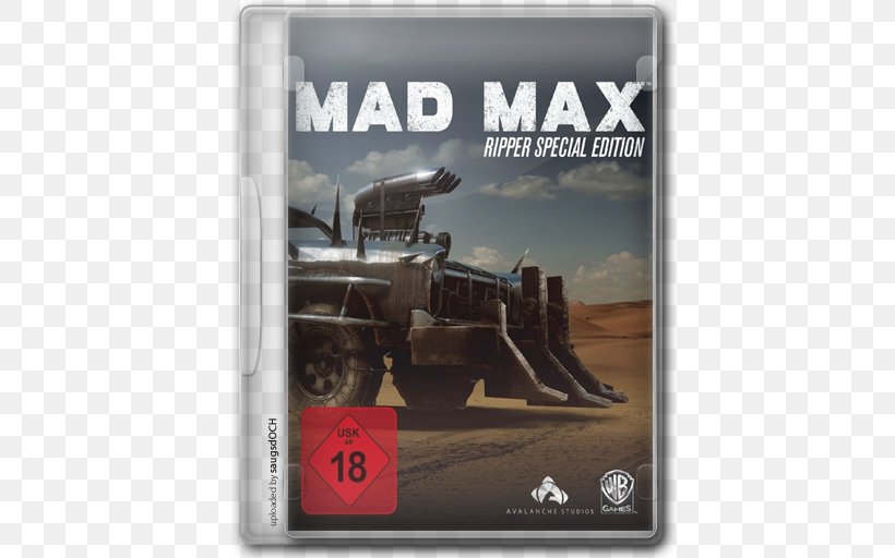 Mad Max PlayStation 4 Dishonored: Definitive Edition Dead Island Definitive Edition Video Game, PNG, 512x512px, Mad Max, Brand, Deep Silver, Dishonored Definitive Edition, Dvd Download Free
