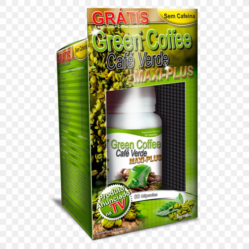 Green Coffee Extract Dietary Supplement Capsule, PNG, 1000x1000px, Coffee, Blood Sugar, Capsule, Decaffeination, Diet Download Free