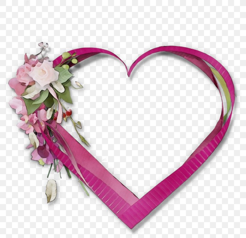 Heart Frame, PNG, 800x793px, Watercolor, Borders And Frames, Flower, Heart, Heart Frame Download Free