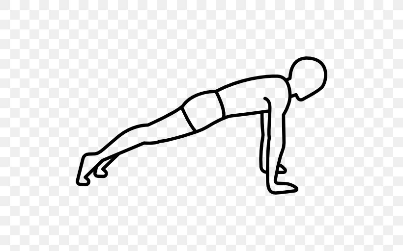 Pilates Push-up Yoga Exercise, PNG, 512x512px, Pilates, Area, Arm, Asento, Black Download Free