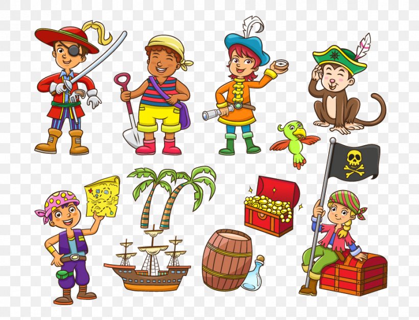 Piracy Royalty-free Cartoon Illustration, PNG, 932x712px, Piracy, Cartoon, Child, Fictional Character, Human Behavior Download Free