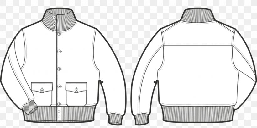 Sleeve Flight Jacket T-shirt Line Art, PNG, 1000x497px, Sleeve, Black And White, Clothing, Drawing, Drinkware Download Free