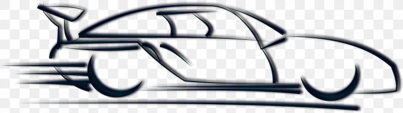 Sports Car Clip Art, PNG, 2104x591px, Car, Area, Automotive Design, Black And White, Brand Download Free