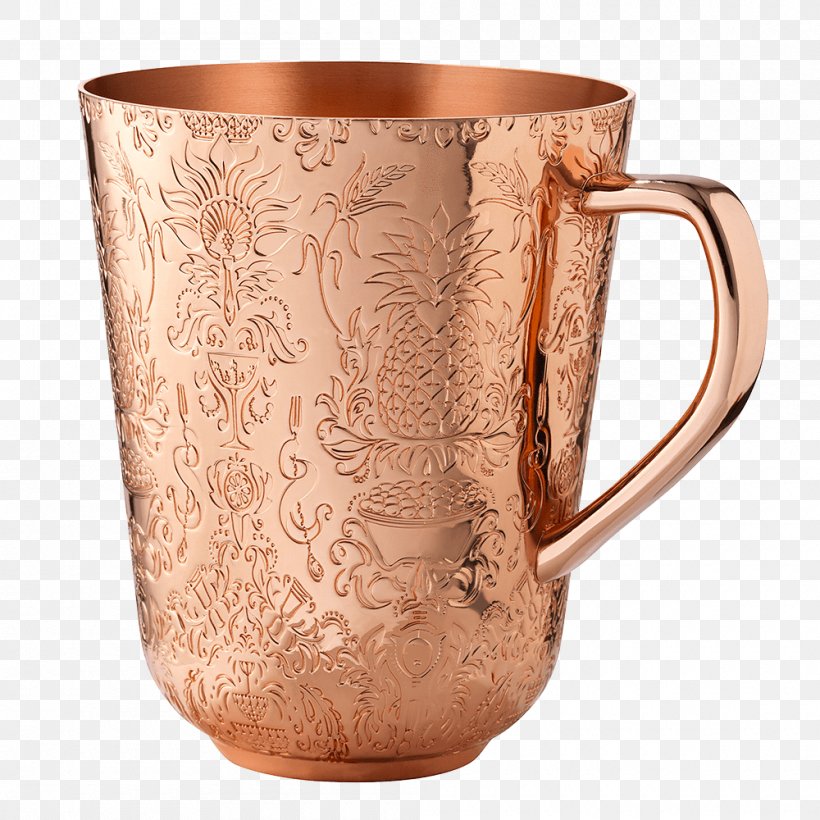 Moscow Mule Cocktail Mint Julep Mug Cup, PNG, 1000x1000px, Moscow Mule, Absolut Vodka, Cocktail, Coffee Cup, Copper Download Free