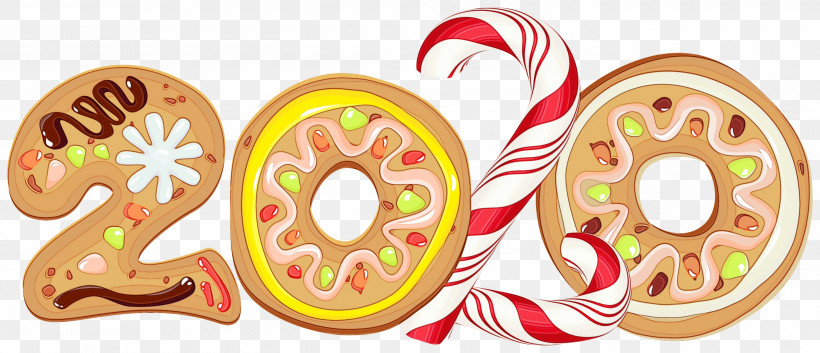 Candy Cane, PNG, 3000x1293px, Watercolor, Candy, Candy Cane, Christmas, Confectionery Download Free