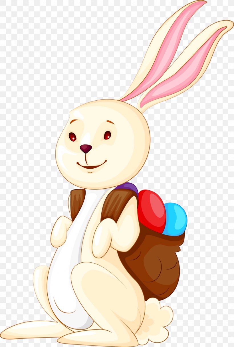 Easter Bunny Rabbit Backpack Clip Art, PNG, 864x1280px, Watercolor, Cartoon, Flower, Frame, Heart Download Free