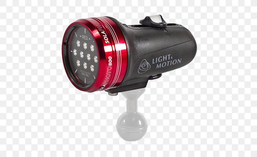 Light&motion Sola Dive 800 S/f Underwater Diving Light&motion Sola Photo 1200 Light-emitting Diode, PNG, 500x500px, Light, Camera Accessory, Dive Light, Hardware, Lightemitting Diode Download Free