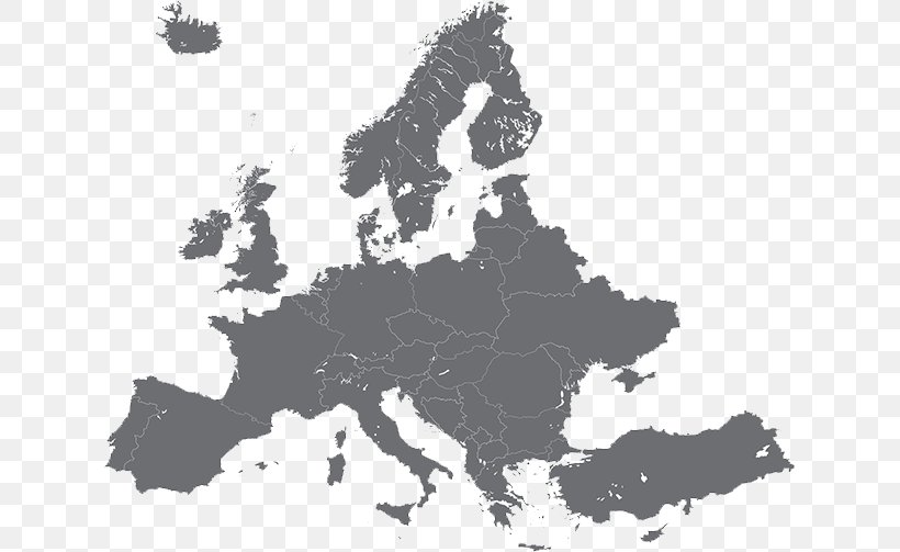 Member State Of The European Union Italy European Economic Community, PNG, 629x503px, European Union, Black, Black And White, Blank Map, Europe Download Free
