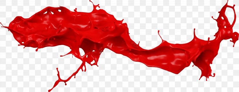 Red Liquid, PNG, 2999x1157px, Watercolor, Liquid, Paint, Red, Wet Ink Download Free