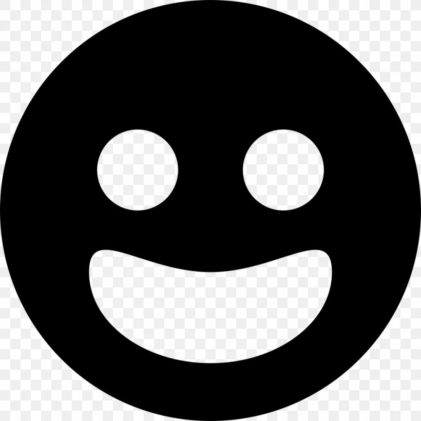 Smiley Emoticon Silhouette Clip Art, PNG, 980x980px, Smiley, Black And White, Emoji, Emoticon, Face Download Free