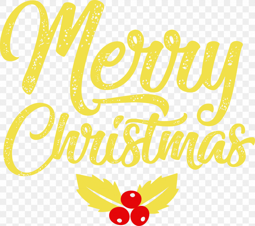 Merry Christmas, PNG, 2794x2482px, Merry Christmas, Calligraphy, Fruit ...